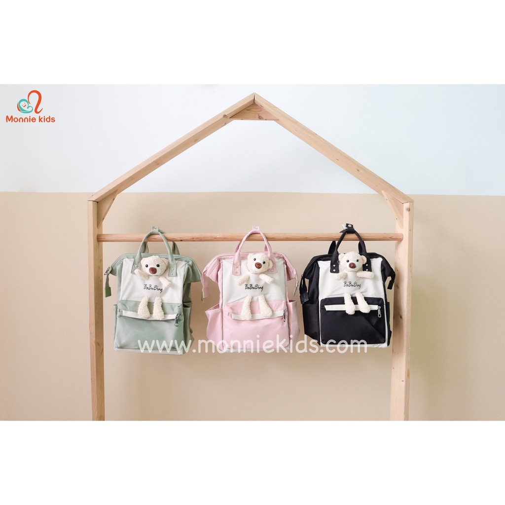 [HCM]Balo Bỉm Sữa BaBuDing Phong Cách Hàn Quốc Dễ Thương