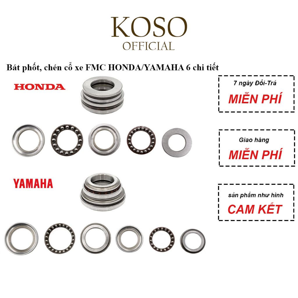 Bát phốt honda - bát phốt yamaha koso chén cổ xe máy