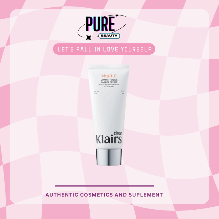 Kem Dưỡng Phục Hồi Da Khô Xỉn Màu Klairs Vitamin Toning Barrier Cream Dưỡng Sáng Da Chuyên Biệt 60g