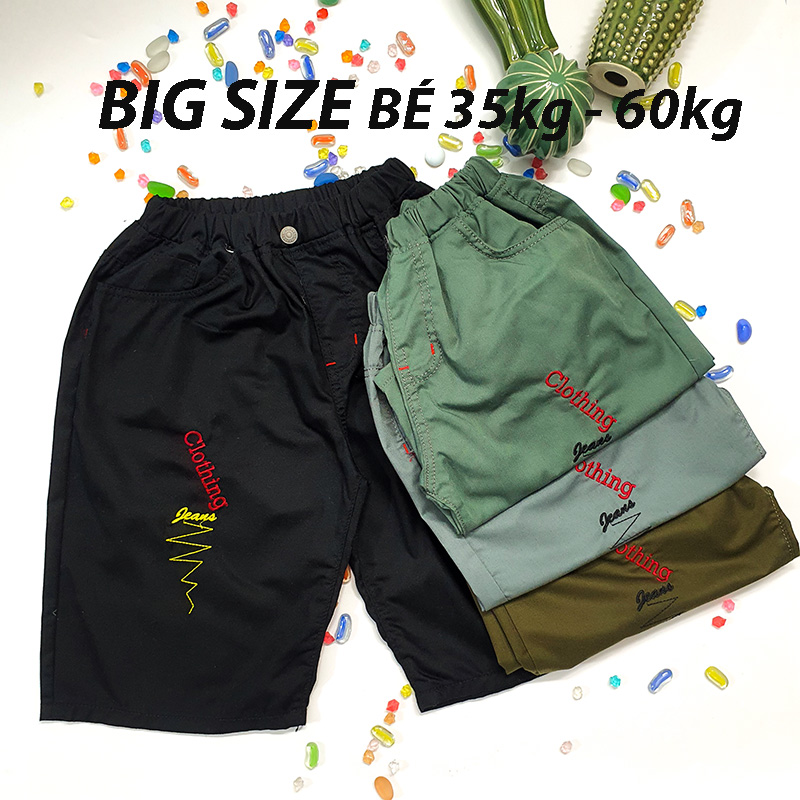 Quần cho bé trai SIZE ĐẠI từ 35kg đến hơn 60kg, quần kaki lững, chất kaki co giãn nhẹ - NH SHOP