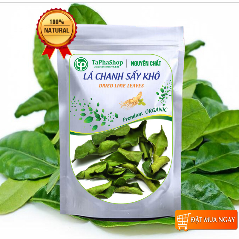 Lá chanh khô 100g - tấn phát