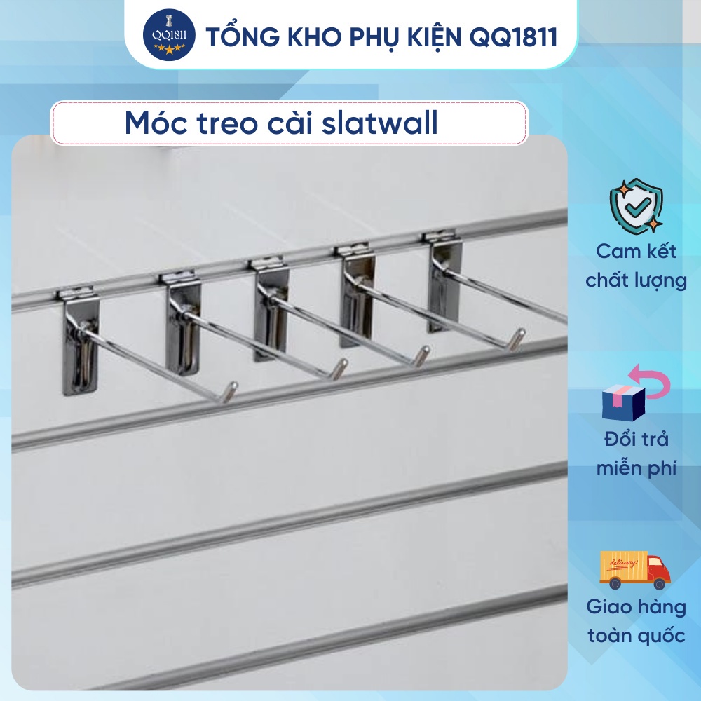 Móc treo inox cài slatwall Móc treo phụ kiện ốp lưng điện thoại, phụ kiện siêu thị , lưới và móc treo, phụ kiện móc treo, móc cài lưới