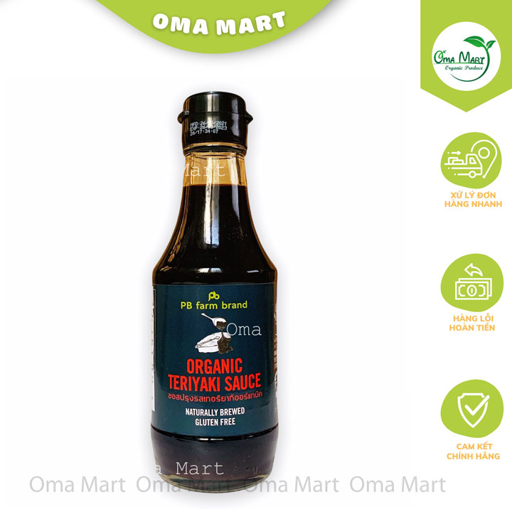 Nước tương Teriyaki hữu cơ PBFarm 200ml