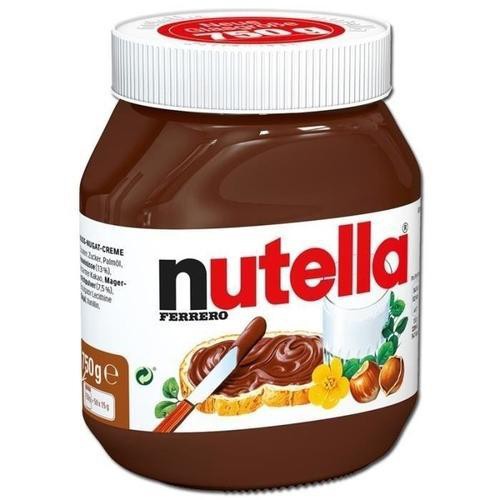 Mứt Hạt Dẻ Chocolate Nutella 750gr ( Lọ thủy tinh - Đức-  Date tháng 5 .2024 )