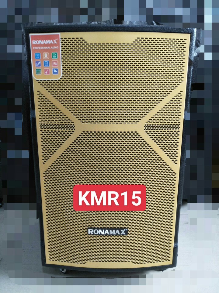 Loa kéo di động ronamax kmr15 4 tấc - model 2023 chơi nhạc cực hay