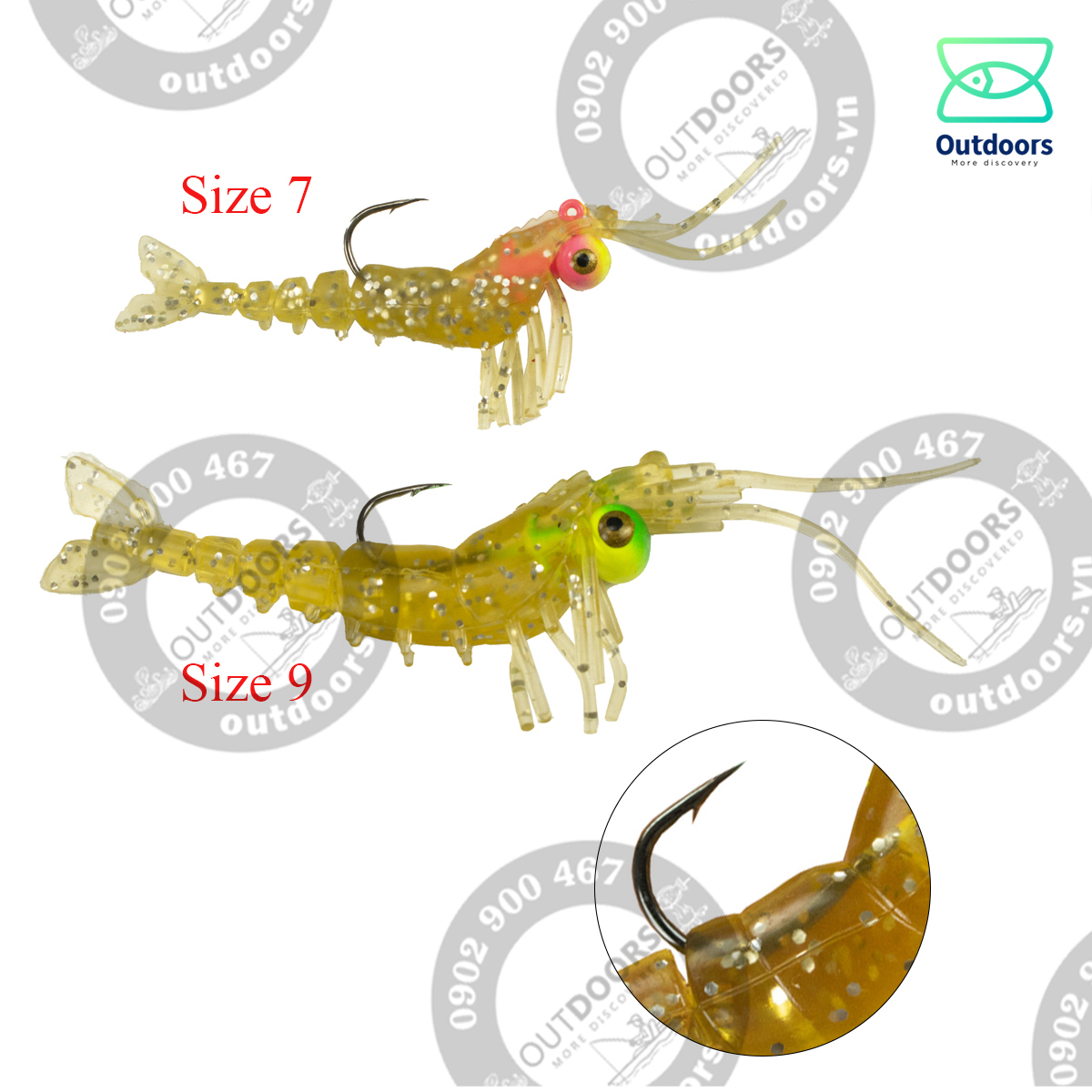 [HCM]Mồi câu cá giả hình tôm câu đêm phát sáng dạ quang chuyên dùng câu lóc chẽm nhồng các loài cá săn mồi giá rẻ