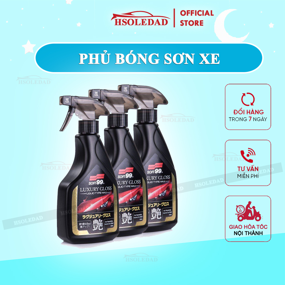 Chai xịt phủ bóng sơn xe ô tô Soft99
