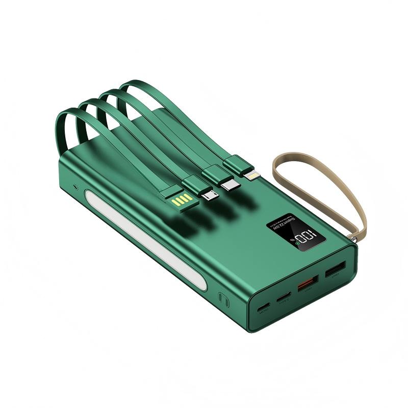 Vention 120W 50000Mah Backup Battery, Includes Type C and Light Cables, Supports Multiple Devices, Led Display Screen - 2