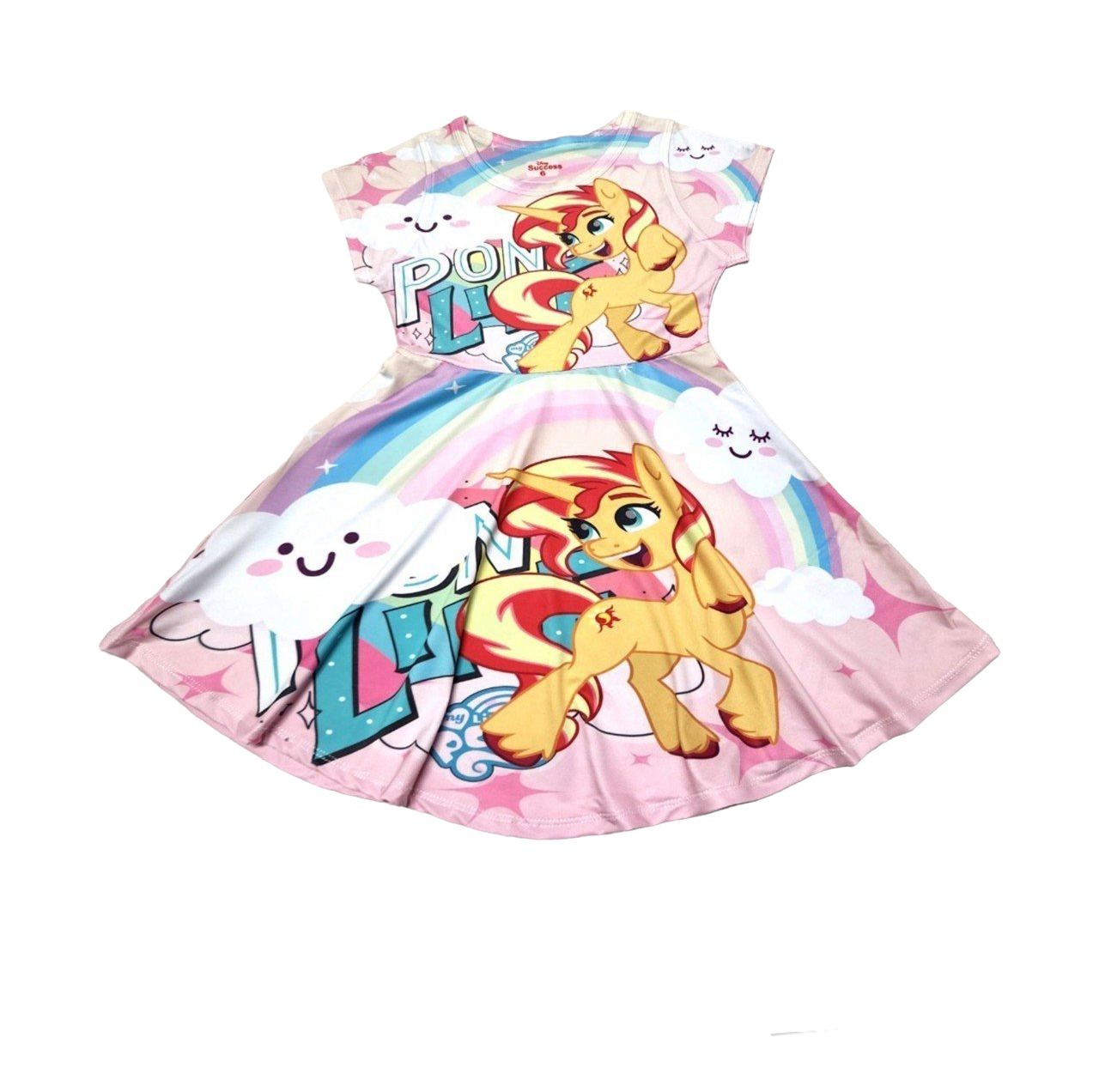 Đầm váy mùa hè cho bé gái mặc nhà đi học đẹp hình Pony size 16-30kg chất thun lạnh mát