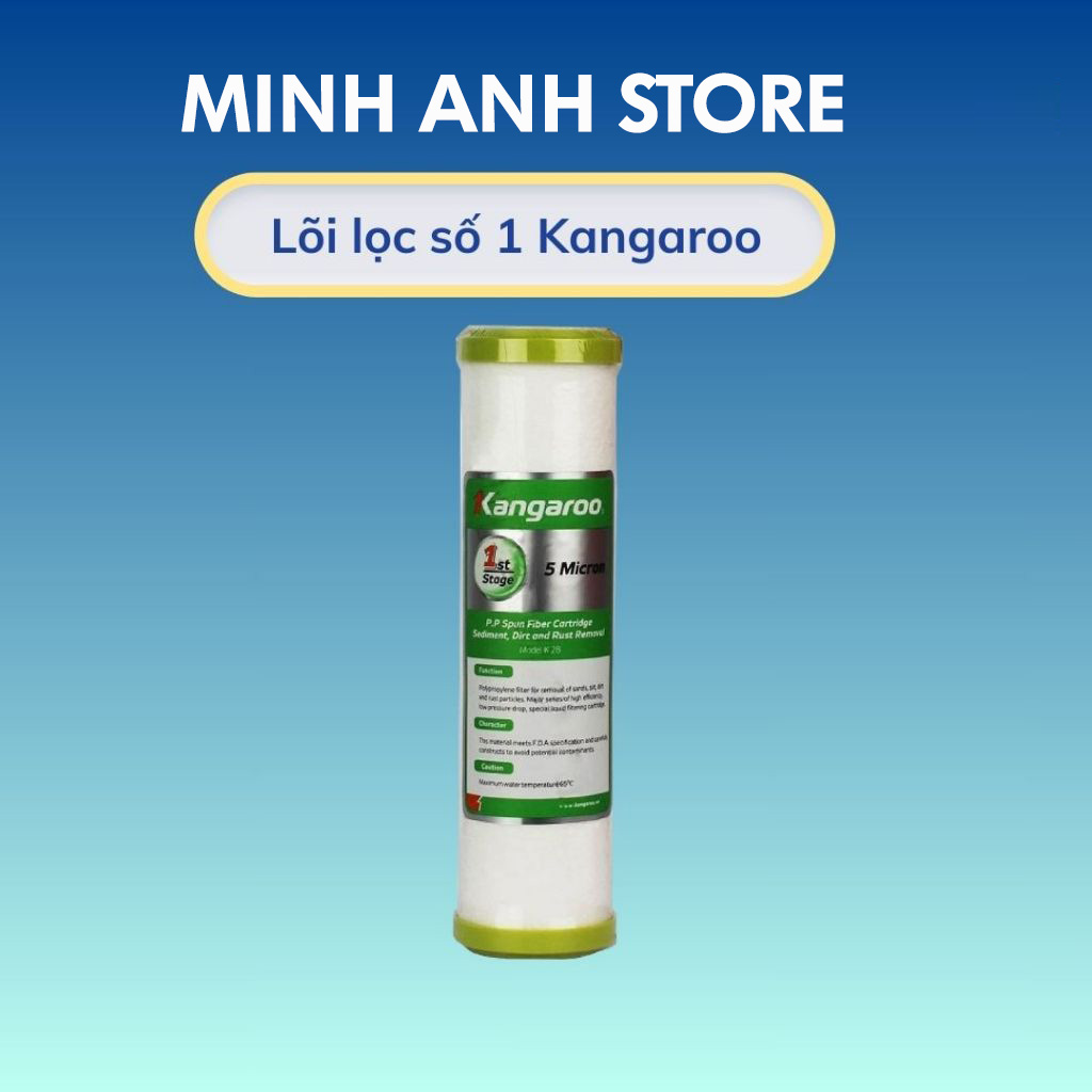 Lõi lọc số 1 cho máy lọc nước Kangaroo - Hàng chính hãng Kangaroo