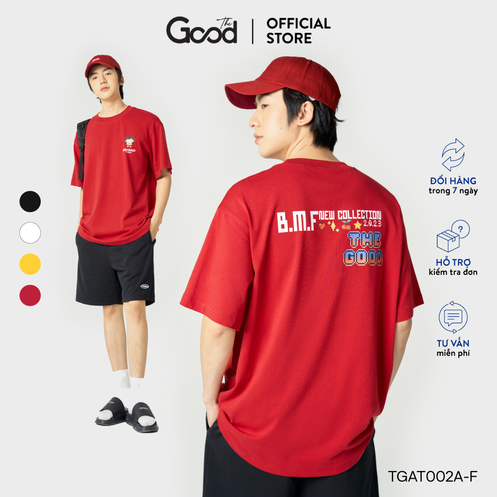 Áo thun unisex the good - mini characters tee