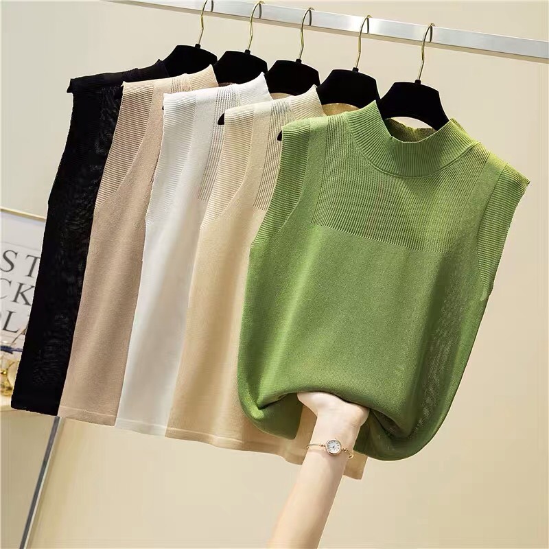 Áo len nữ - mặc trong vest
