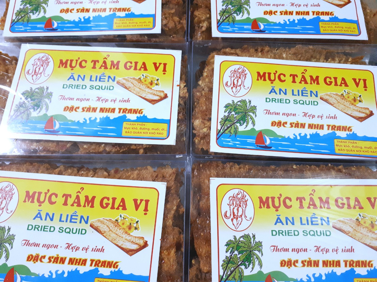 Mực tẩm gia vị 500gr