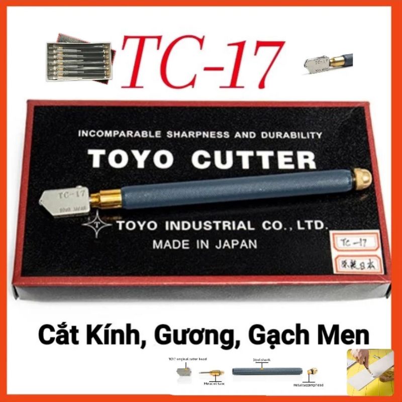Dao cắt kính, kiếng, gạch men cầm tay nhật cắt sắc ngọt, bền