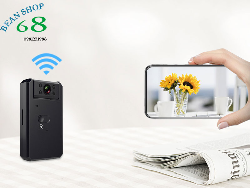 Mini wifi camera quay phim 4K, tích hợp pin inzee WD6
