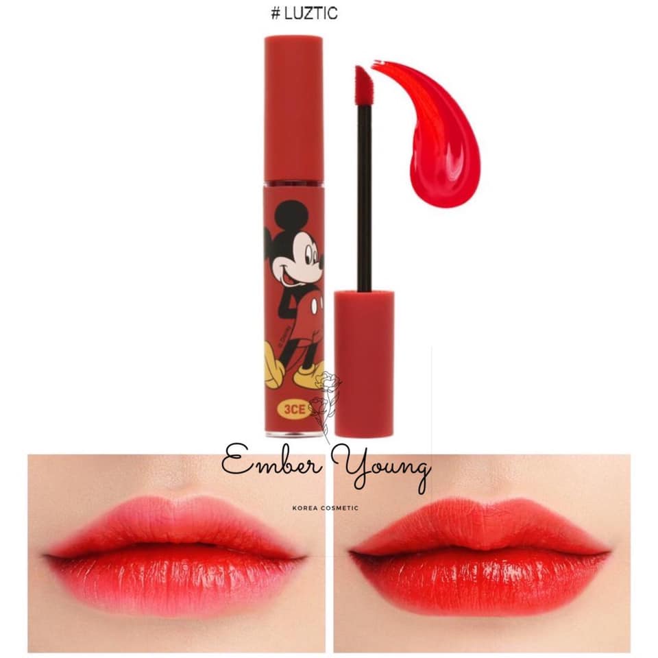 Son 3 C.  E Di s. ney Mi c key - Vỏ Đỏ Màu Luztic - Cam San Hô HOT DEAL 2020