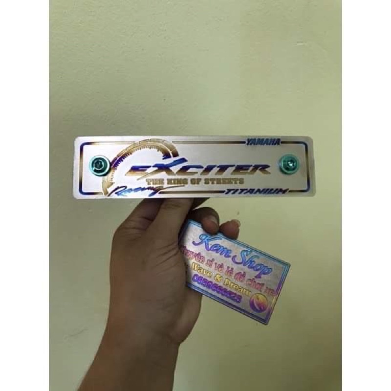 Bảng tên ex 150 titan mẫu đẹp