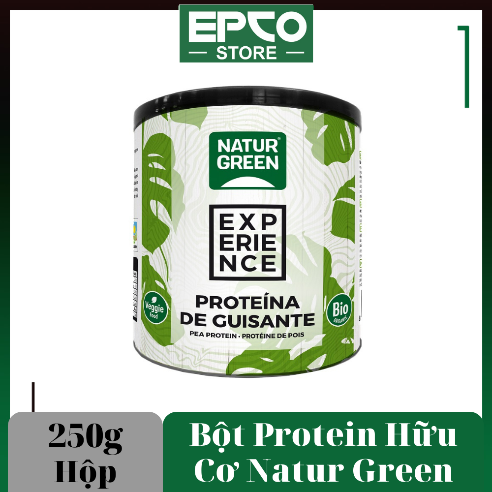 Bột protein đậu hữu cơ naturgreen 250g