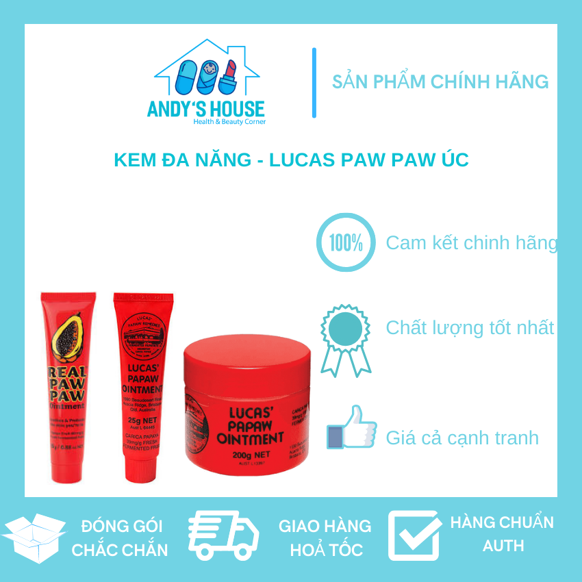 Kem đa năng lucas paw paw úc