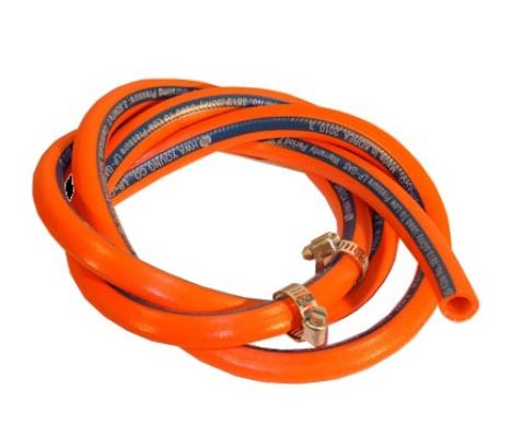 2m Dây dẫn gas lõi thép Hàn Quốc + Đôi đai inox