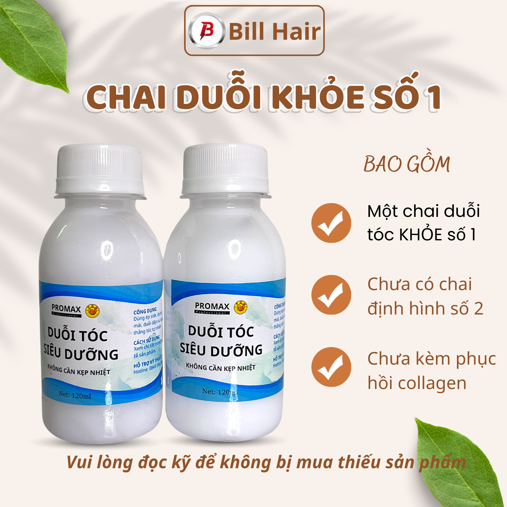 Thuốc duỗi tóc tại nhà không cần kẹp nhiệt thuốc ép Side tóc PRM siêu dưỡng giúp chống hư tổn tóc | Bill Hair Billhair