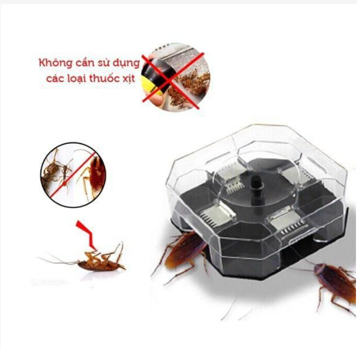 [CỰC SỐC] Máy Bắt Côn Trùng,Bẫy Gián Thông Minh,Giải Pháp Hiệu Quả Và Tiện Ích Cho Các Bà Nội Trợ,Bẫy Gián Bằng Phương Pháp Vật Lý,An Toàn,Không Gây Ô Nhiễm,Bẫy Được Nhiều Lần Bảo Vệ Sức Khỏe Cho Cả Gia Đình,Bh 12 Tháng