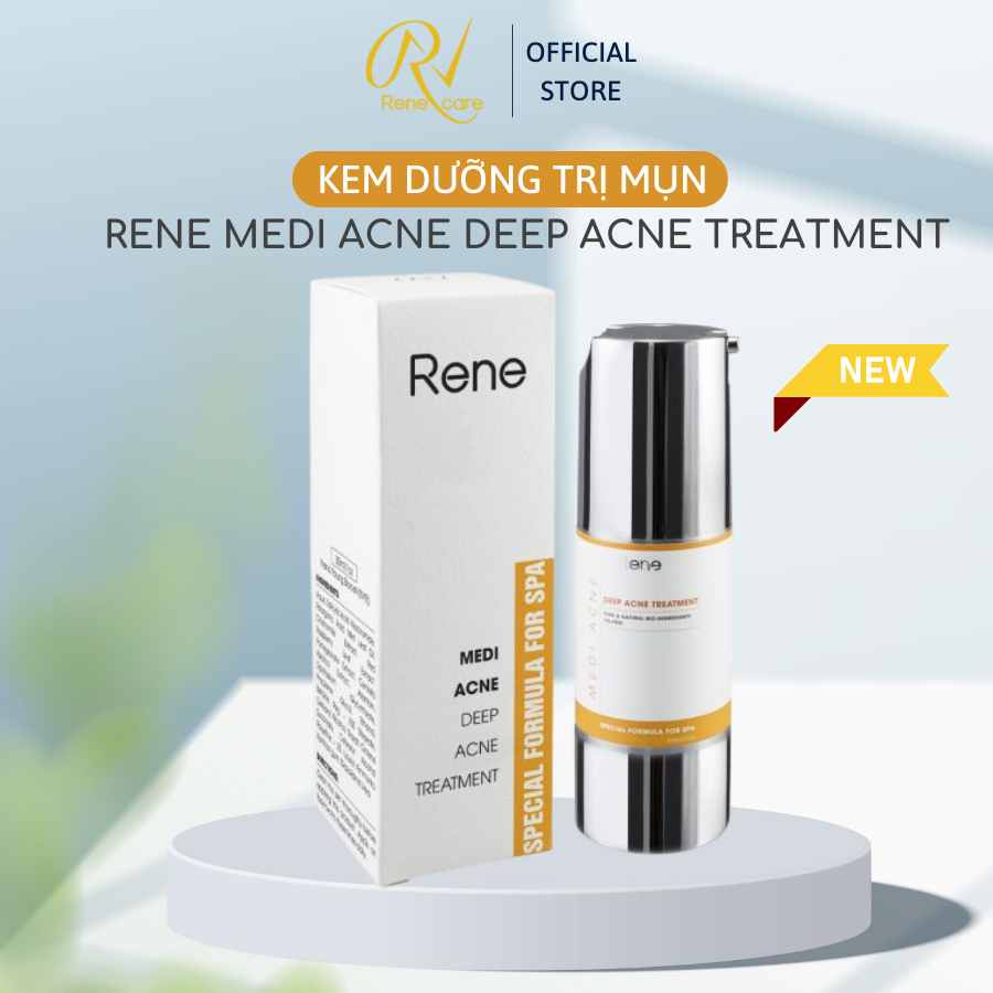Kem chuyên cho da Mụn Rene Medi Acne Deep Acne Treatment USA