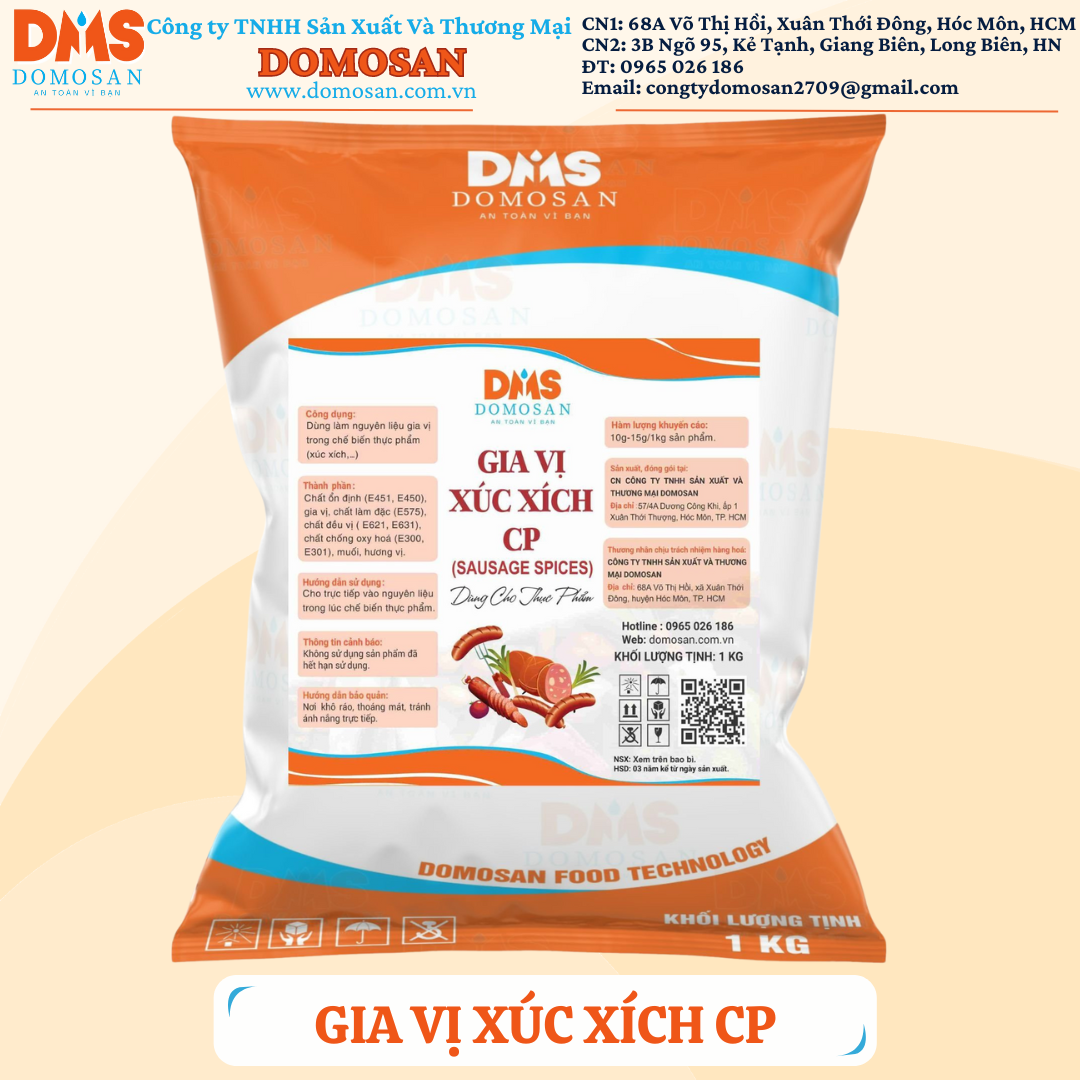 1kg gia vị xúc xích đức cp