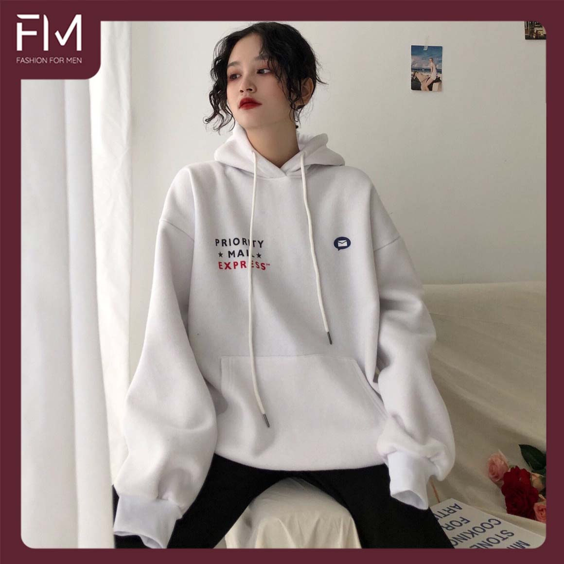 Áo hoodie unisex thời trang chất nỉ bông ấm áp couple cực đẹp - FORMEN SHOP - FMGV027