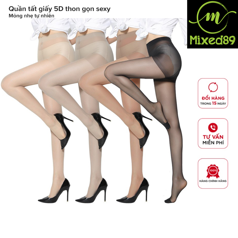 Quần tất da chân nhũ lấp lánh,tất tàng hình siêu mỏng gợi cảm dạng quần Mixed89 - quần tất tàng hình - vớ tàng hình đi giày cao gót, quần tất 5D thon gọn chân