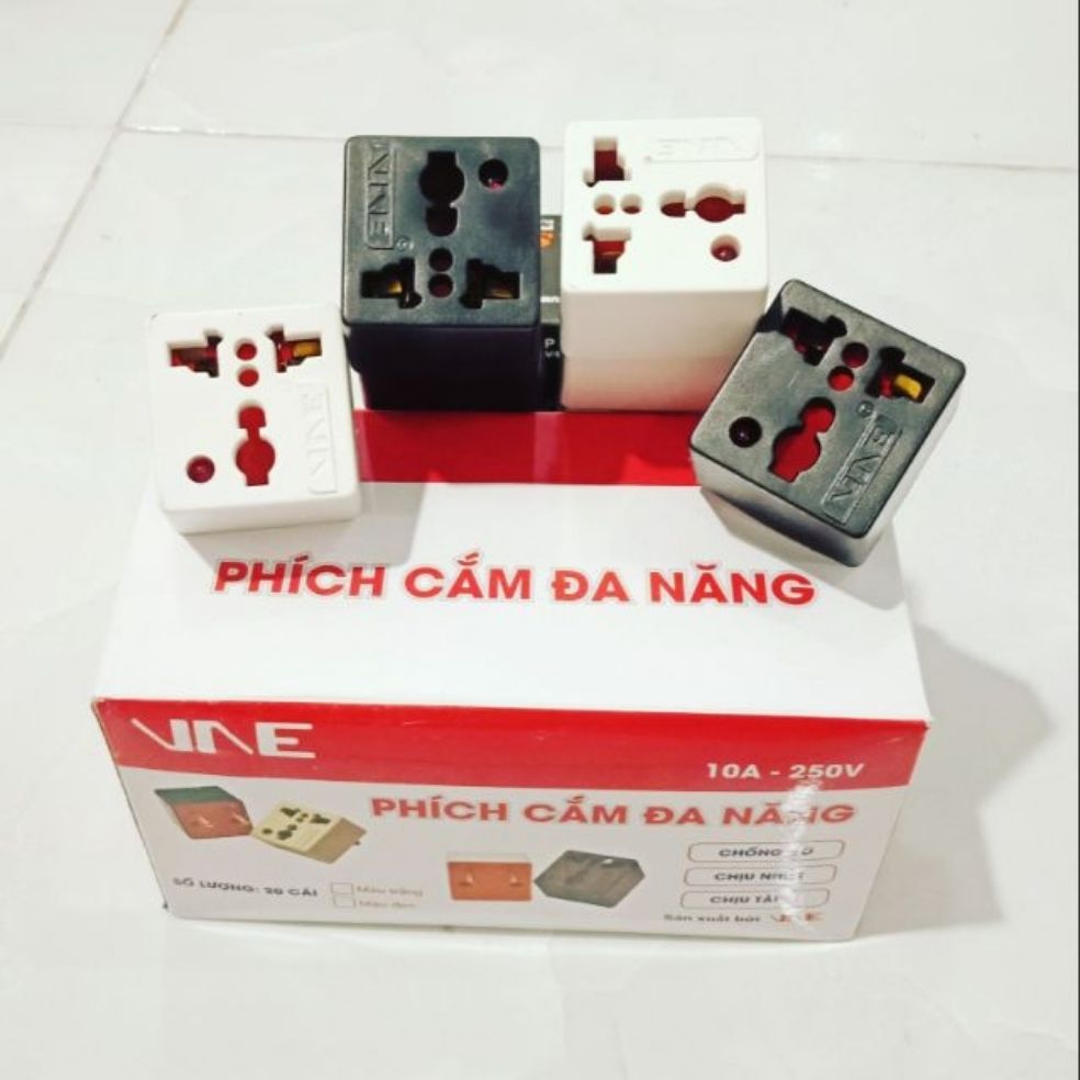 Phích cắm đa năng 3chấu .VNE