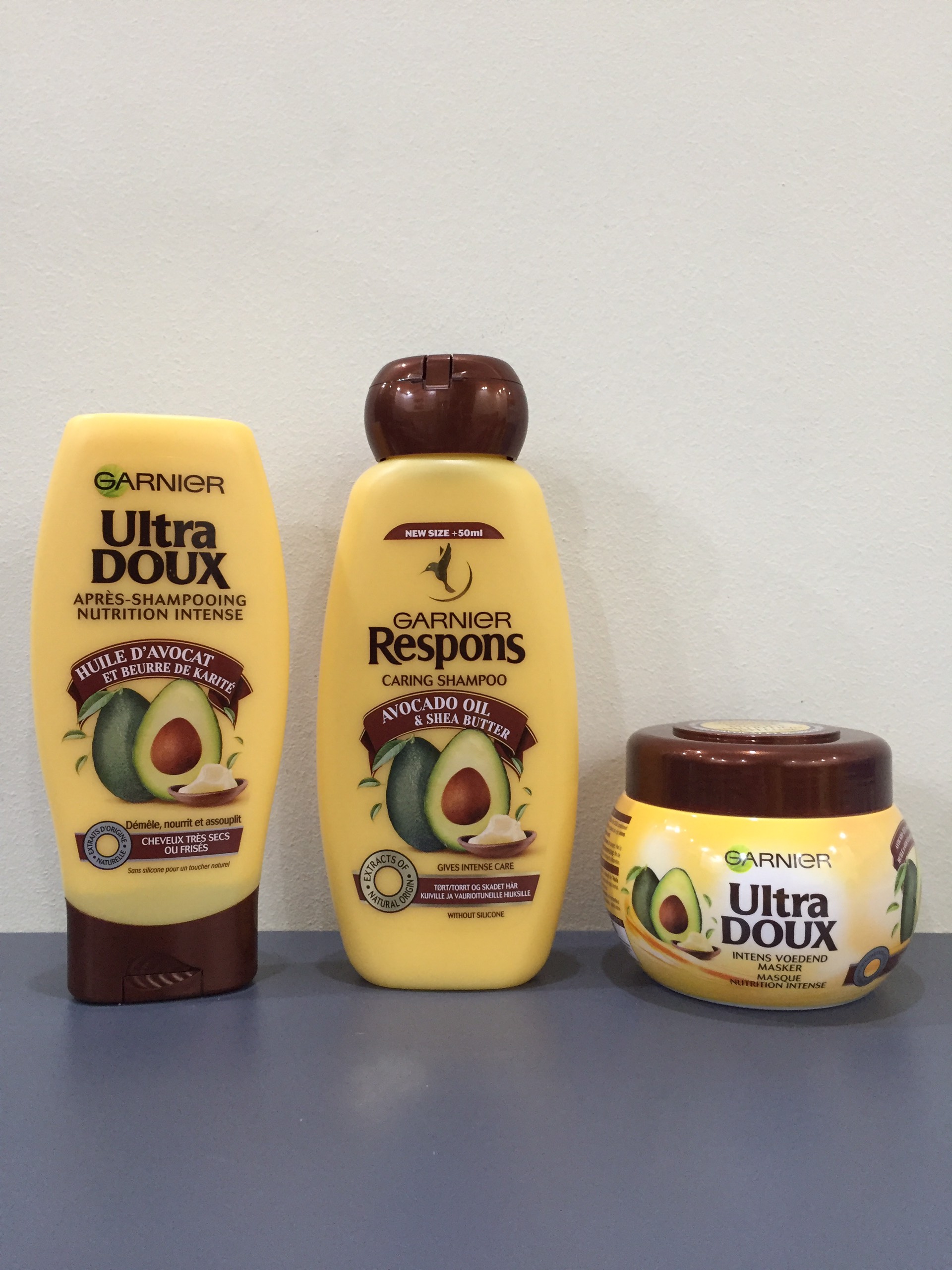 Dầu gội - xả Garnier Ultra Doux tinh chất bơ Pháp