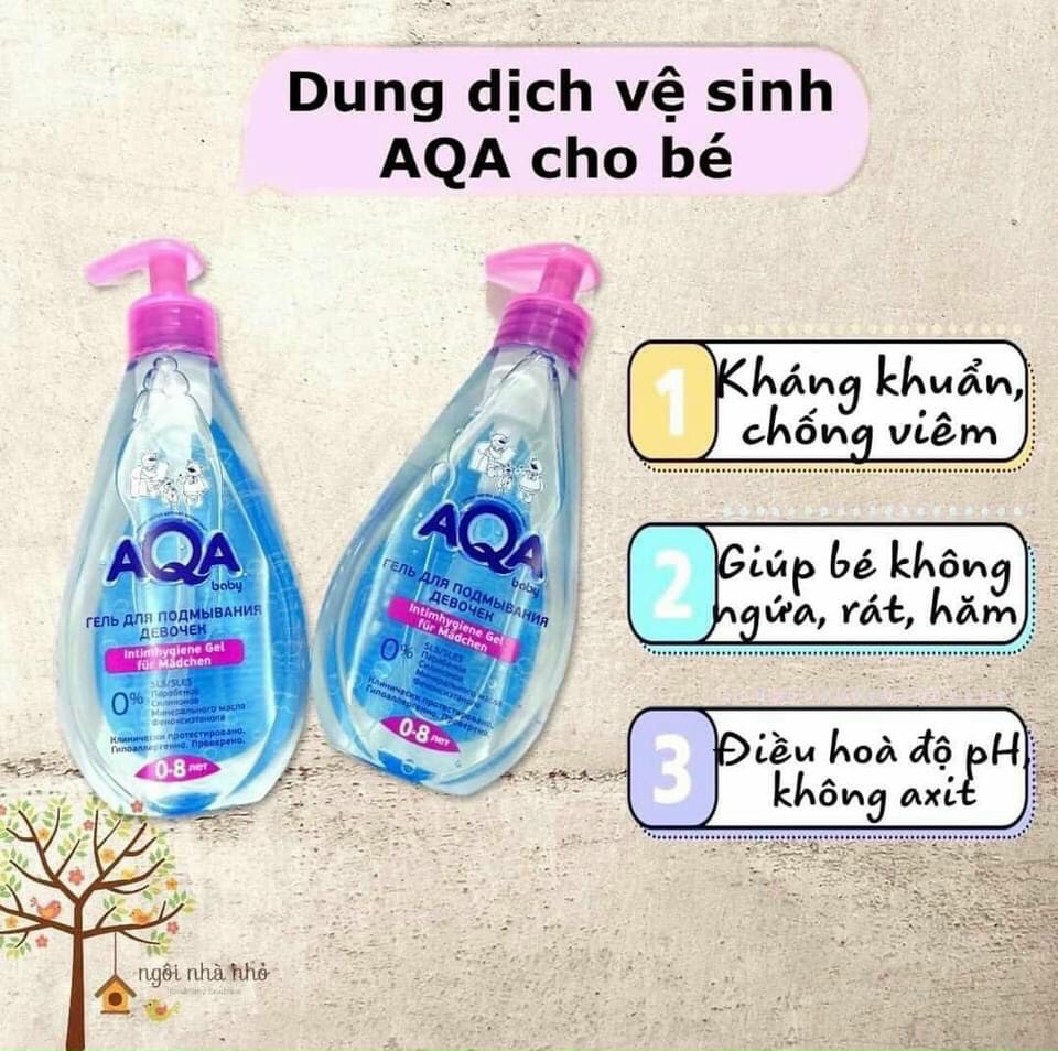 Dung dịch vệ sinh bé gái AQA