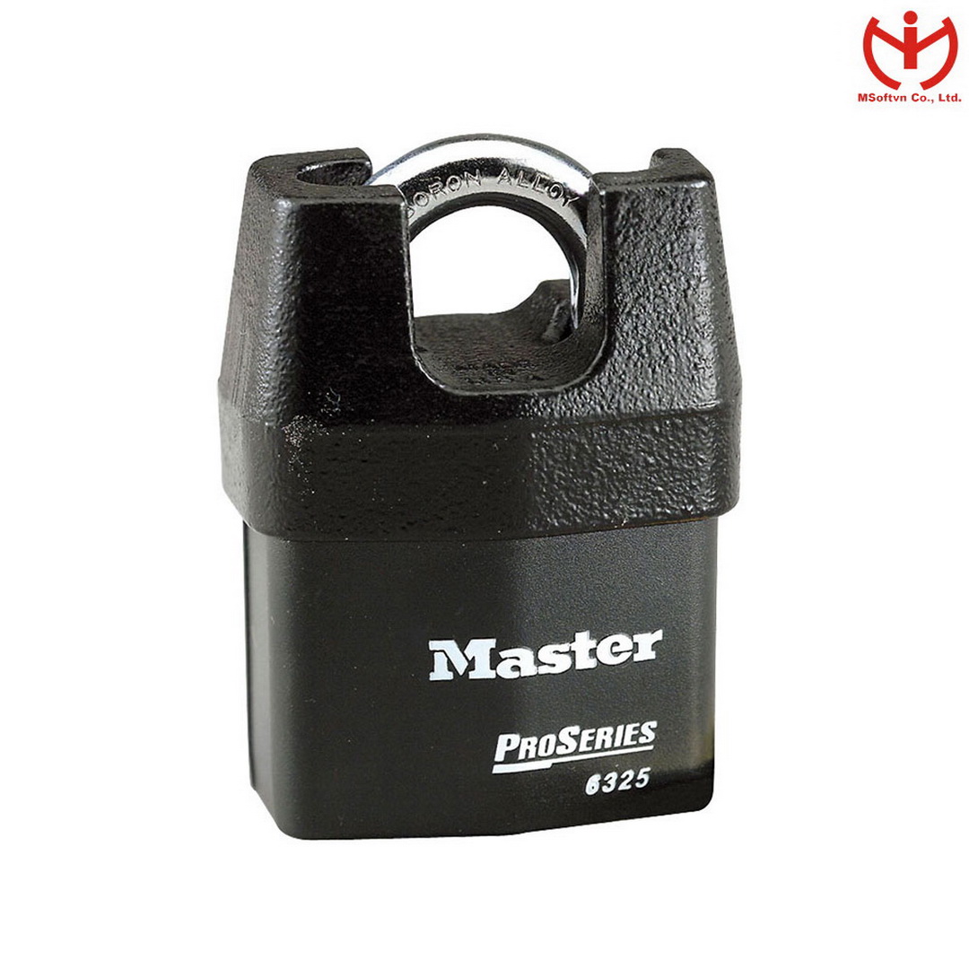 Ổ khóa thép chống cắt Master Lock 6325 rộng 61mm 2 chìa răng cưa đồng dòng ProSeries - MSOFT