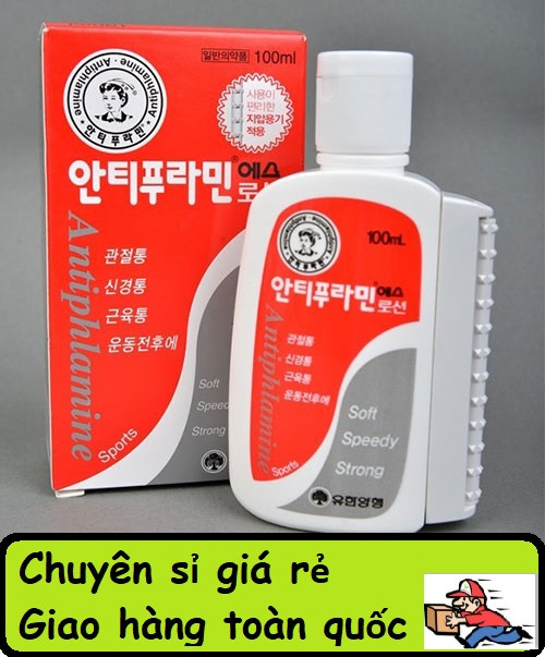 [COMBO 10] Dầu Nóng Xoa Bóp Antiphlamine – Hàn Quốc 100ml giảm đau tức thì, Dầu nóng Hàn Quốc