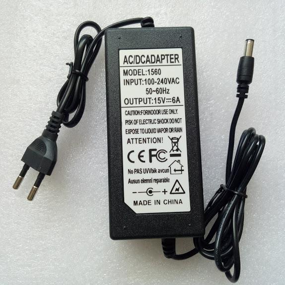 Sạc nguồn loa kéo 15v 6a - adaper loa kéo