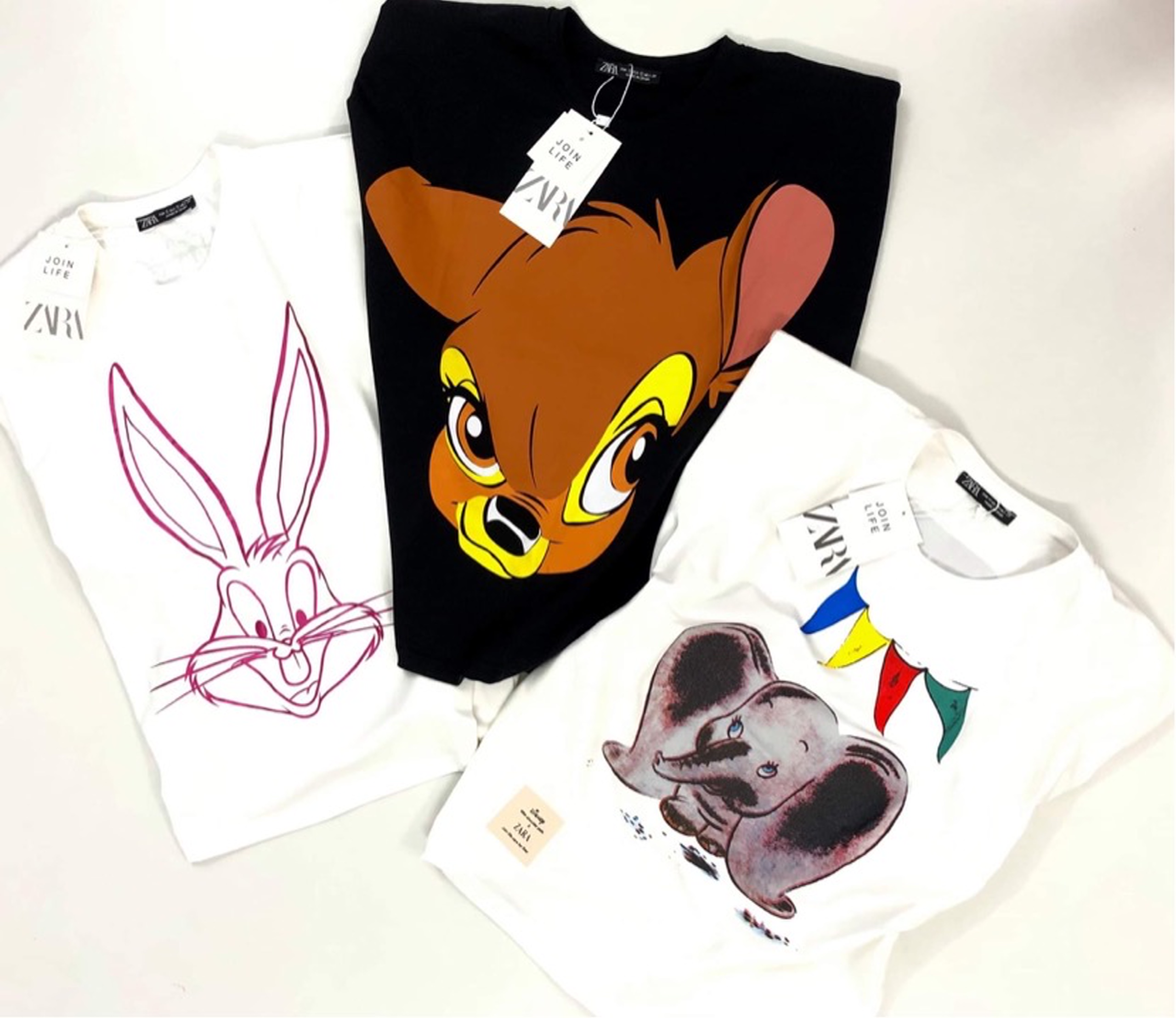 Áo thun Zara Kiểu Áo nữ 100% cotton full tem tag Made in Spain