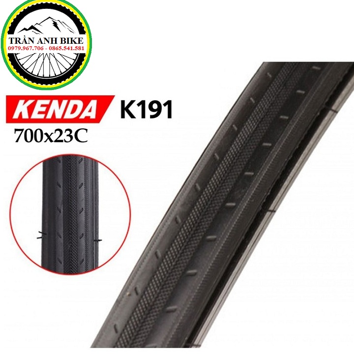 Vỏ lốp xe đạp Kenda K191 700x23c (1 chiếc)