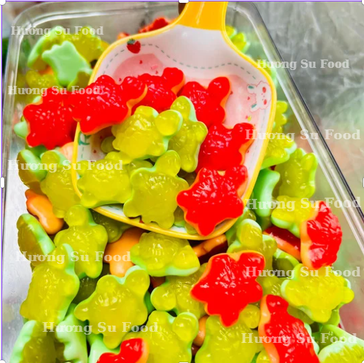 Kẹo Dẻo Đức Mix Sẵn  Vị Hình Con Vật Ăn Vặt Hương Su Food , Buffe Kẹo Dẻo Nhập Khẩu Hương Vị Trái Cây Tự Nhiên, Không Chảy Nước