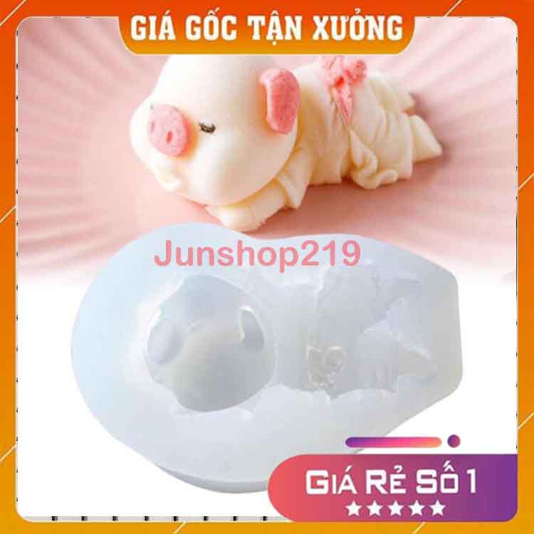 KHUÔN SILICON  HEO TẮM TIÊN 4D HÀNG LOẠI 1