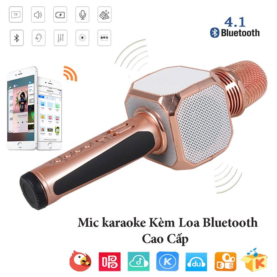 [ Free Ship ] Mic Hat karaok  Kèm Loa ,  Loa Hát Karaok kèm mic , Mic hát karaoke , Micro Kèm Loa Bluetooth Karaoke  Sd-10, Âm Thanh Sống Động , Bảo Hành Lên Đến 12 Tháng