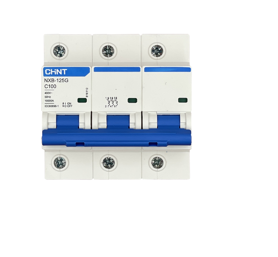Aptomat mcb chint nxb-125g 3p c100a