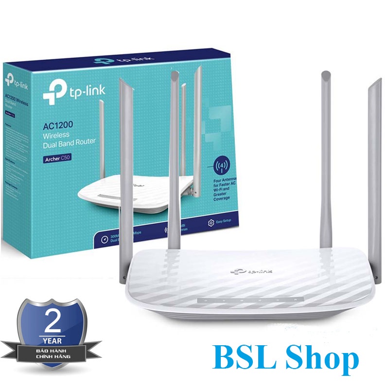 TP-Link AC 1200 Router Wifi  Archer C50 - Hàng Chính Hãng