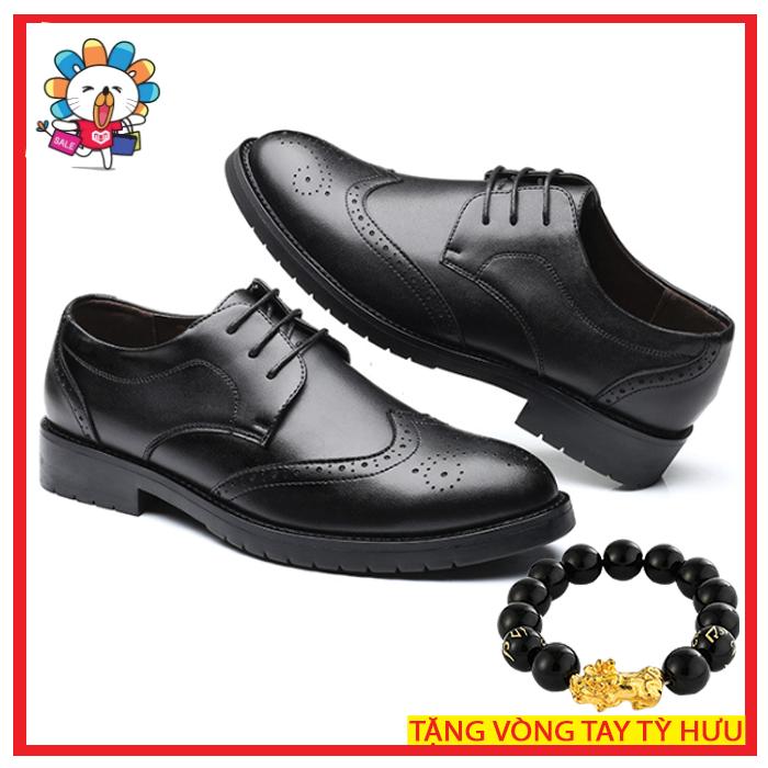 (Sale hôm nay) Giày - Giày tây nam thanh lịch - Oxford Classic - Tự tin khi di chuyển, thời trang 2019