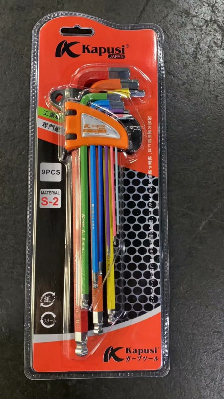 Bộ Lục Giác bi 9 Cây nhiều màu