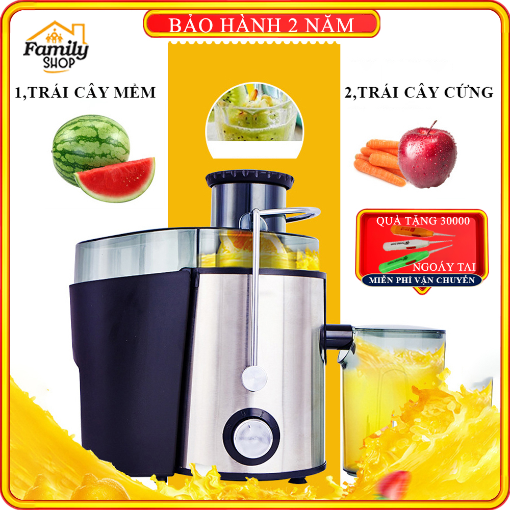 Máy ép chậm trái cây hoa quả công suất lớn- 2 chế độ ép, bình chứa lớn 500ml, giữ nguyên chất dinh dưỡng