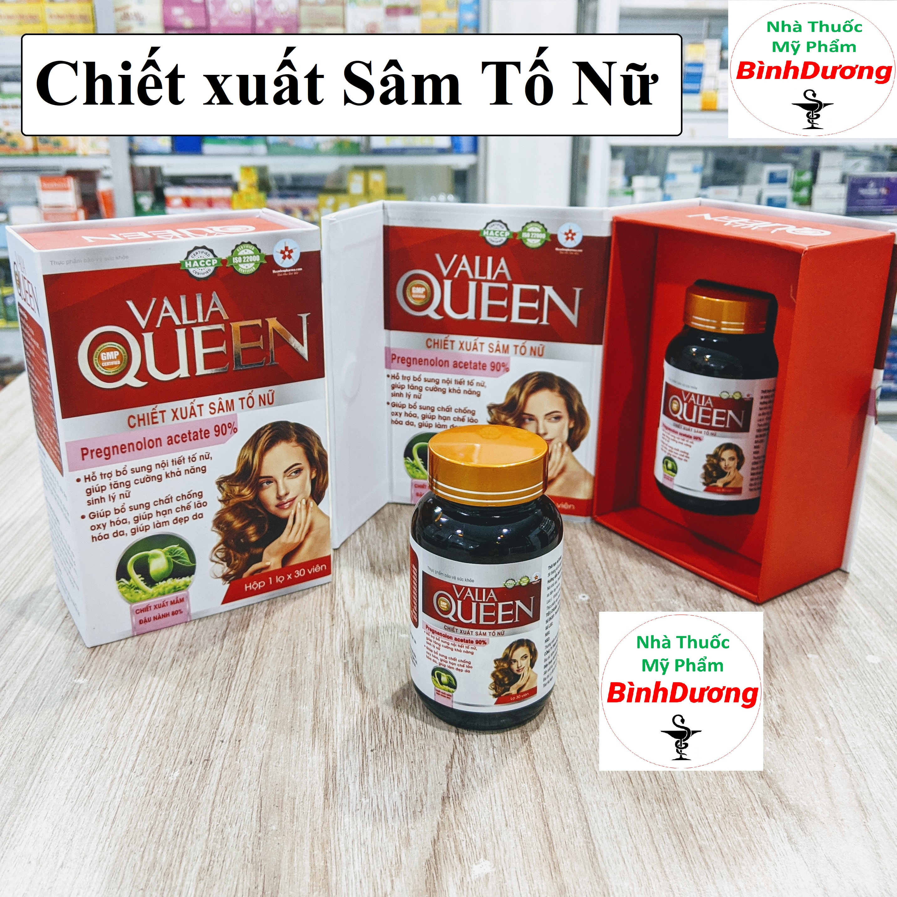 Valia Queen - Tăng Cường Nội Tiết Tố Nữ, Tăng Khả Năng Sinh Lý, Chống Lão Hóa Da, Giúp Làm Đẹp Da  [CHÍNH HÃNG]