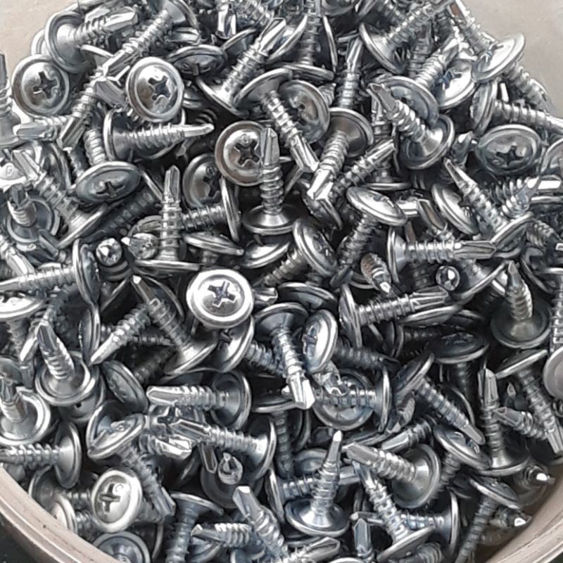 100g vít tự khoan,vít đuôi cá,vít đầu dù bắn sắt,thép không cần khoan mồi.