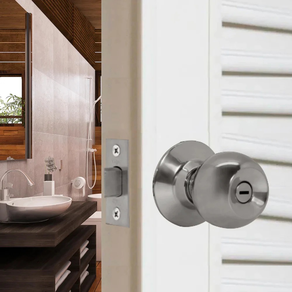 Khóa tay nắm tròn phòng tắm Yale VCA5222
