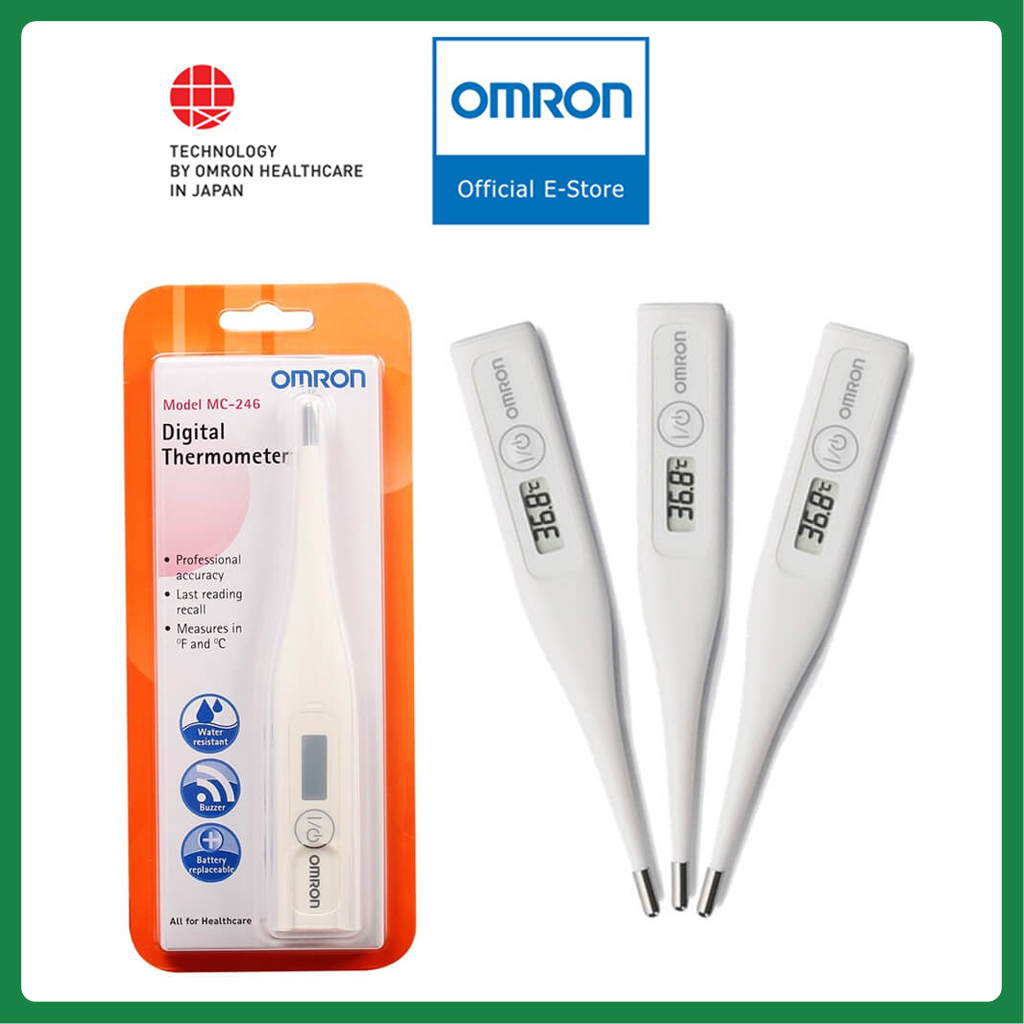 Hàng Chính Hãng Nhật Bản | Nhiệt kế điện tử OMRON MC-246 | Đo nhanh , chính xác